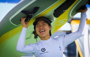 滑浪风帆运动员陈曦文 Windsurfer Chan Hei-man